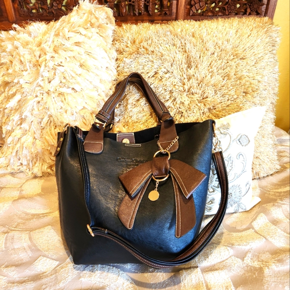 Candace Christian Travelling LeatherTote Handbag